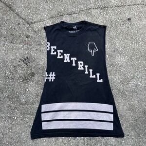 BEEN TRILL Mallratz #13 Black Sleeveless Tank Top Men's Size M Graphic Tee Sz Md